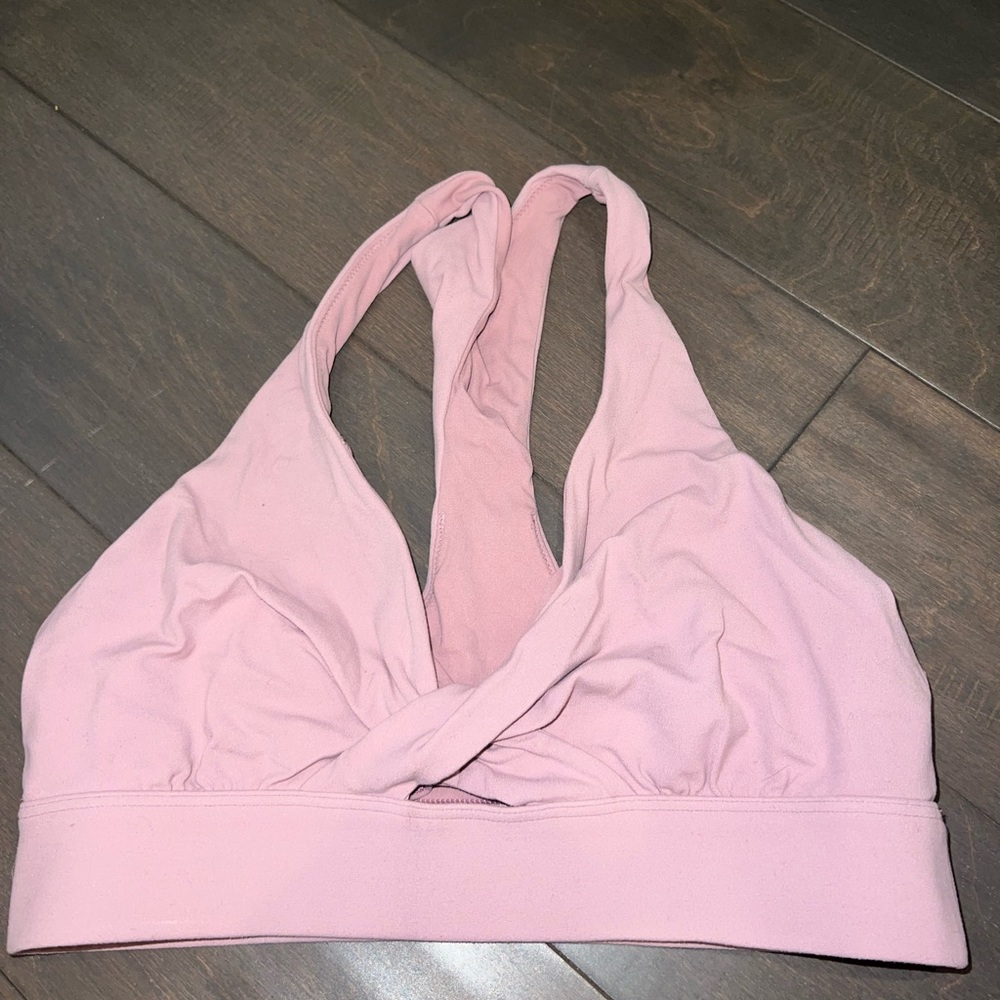 Blush Pink Size 6 Lululemon Sports Bra